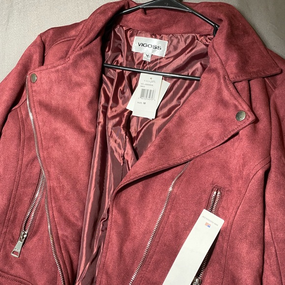 VIGOSS Burgundy Jacket - Picture 2 of 5